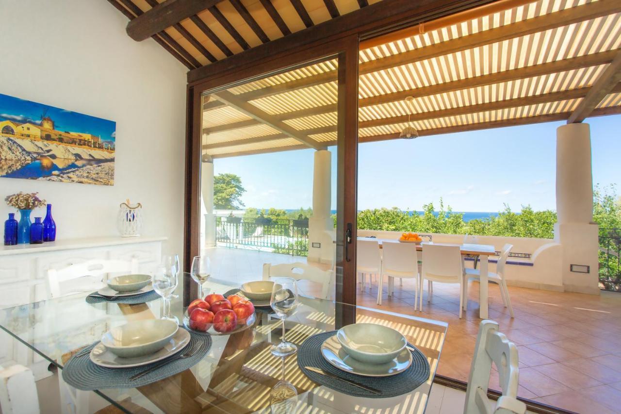 Villa Maria Una Finestra Sul Mare Valderice Exterior foto